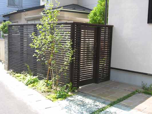 植栽（シラカバジャコモンティー）