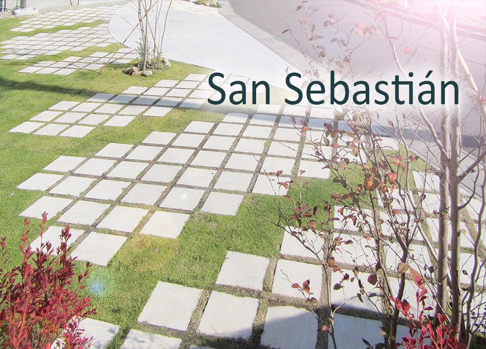 モダンな駐車場