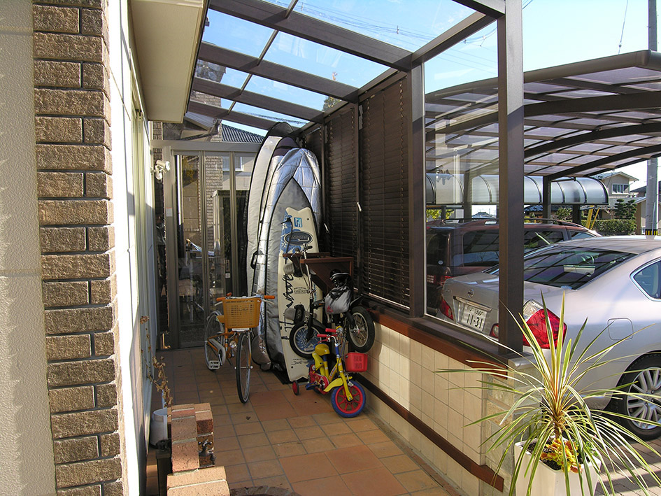 サーフィンボードストッカー設置