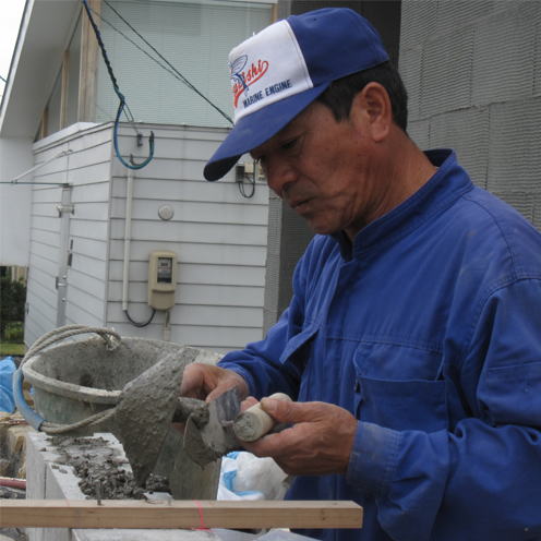 ガーデンデザイナーと職人1