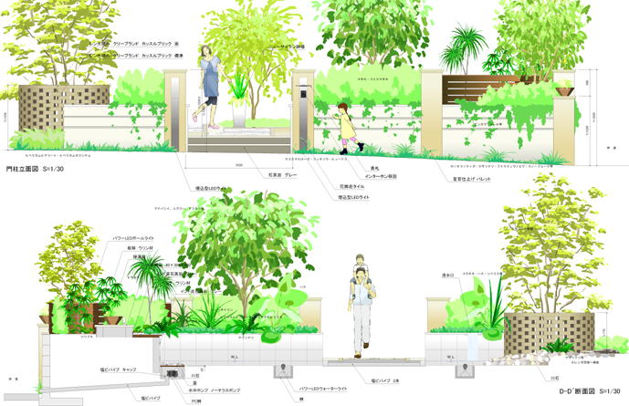 バリモダンスタイルエクステリア＆ガーデンセクション2