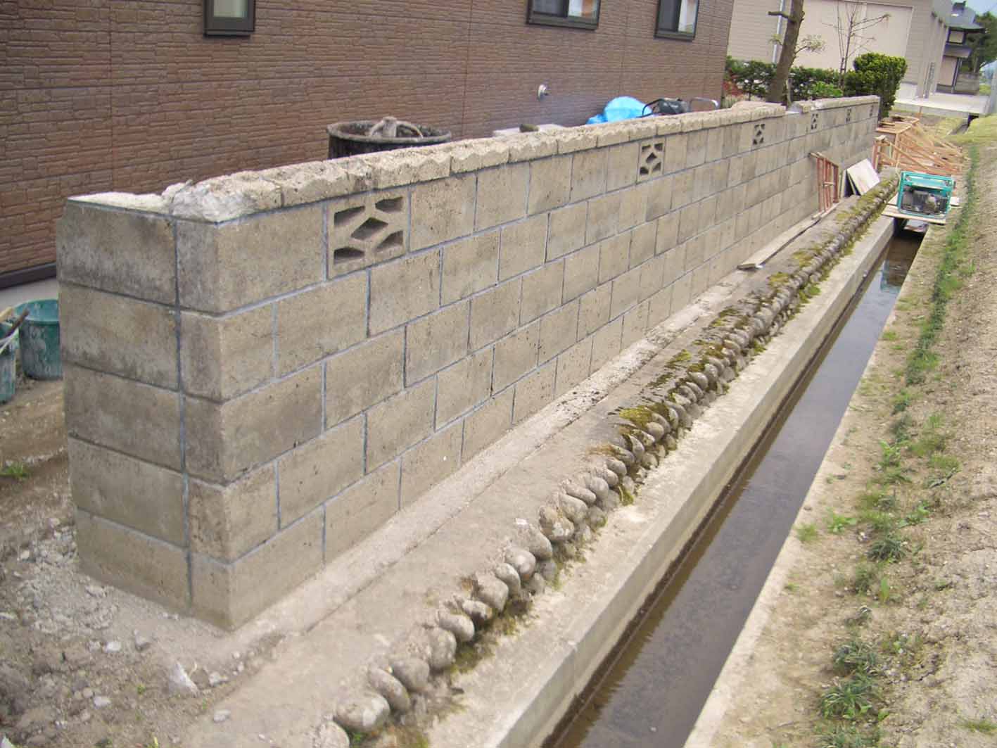 玉砂利洗出し仕上げ1