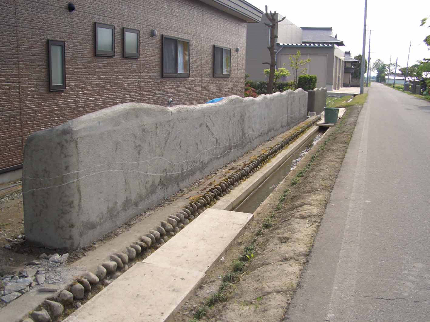 玉砂利洗出し仕上げ2