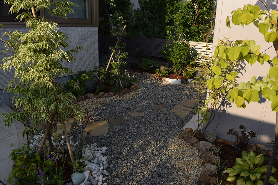 タイルテラスで心地よく（会津若松）