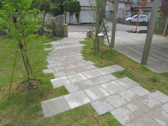 オープン＆ガーデン山形アプローチ,東洋エクステリアカーポート