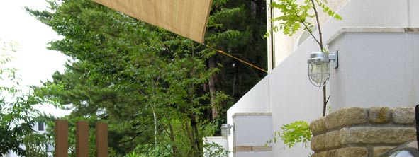 住友林業山形ザ・シーズンおすすめガーデンライト・ランプ1.ブロック塀.等の撤去.