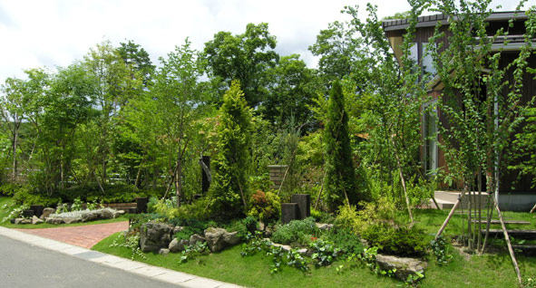 オープンエクステリア＆ガーデン仙台市3コニファーガーデン