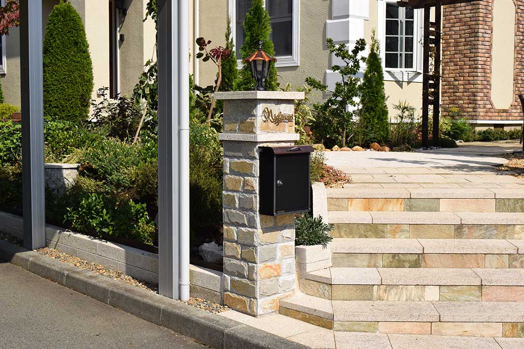 門柱、ポスト、表札