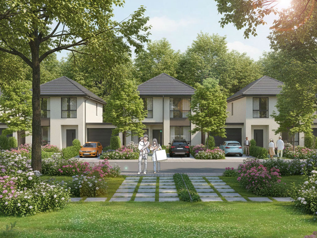 住宅、エクステリア展示場