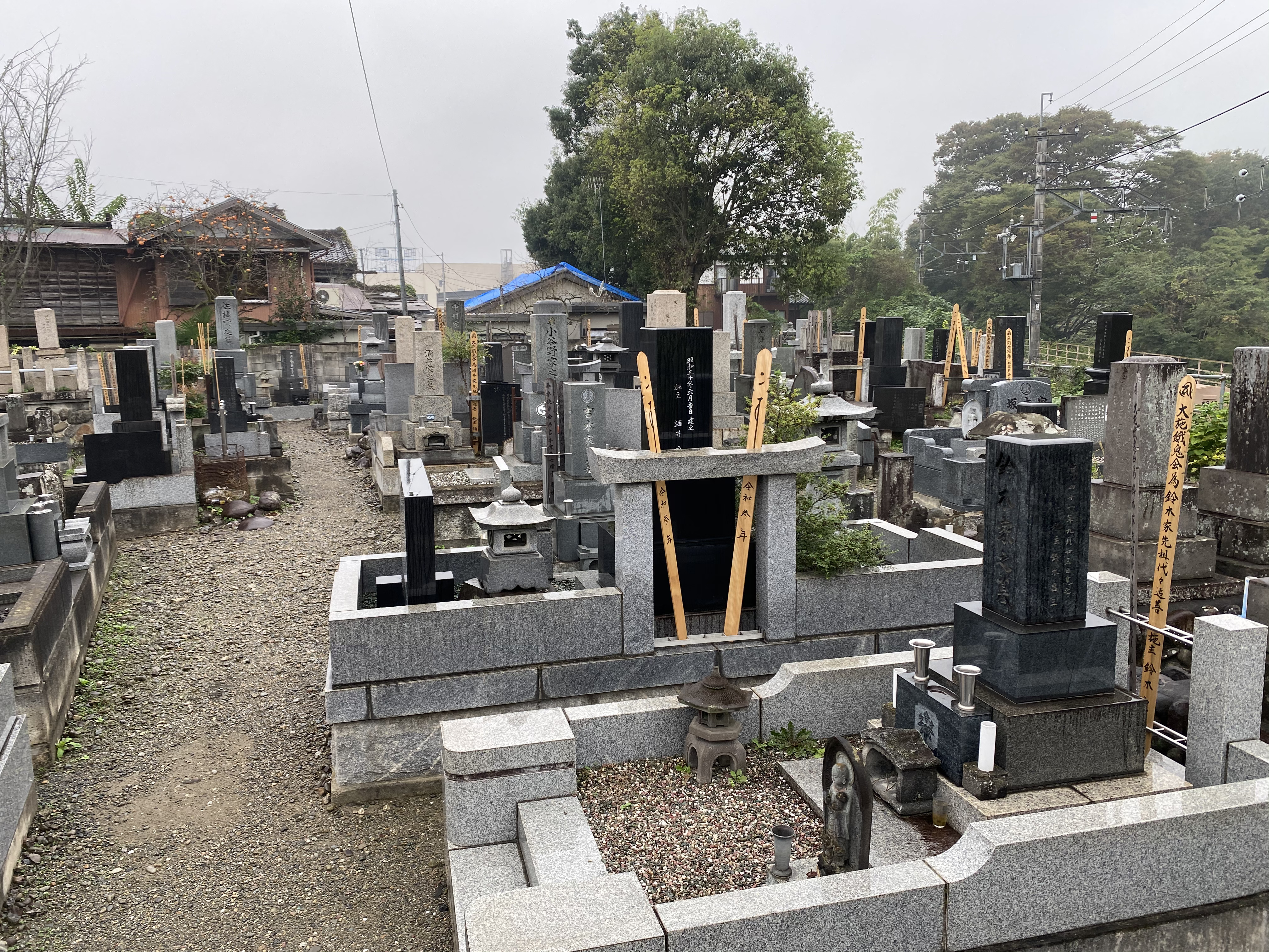 檀家離れの進む霊苑