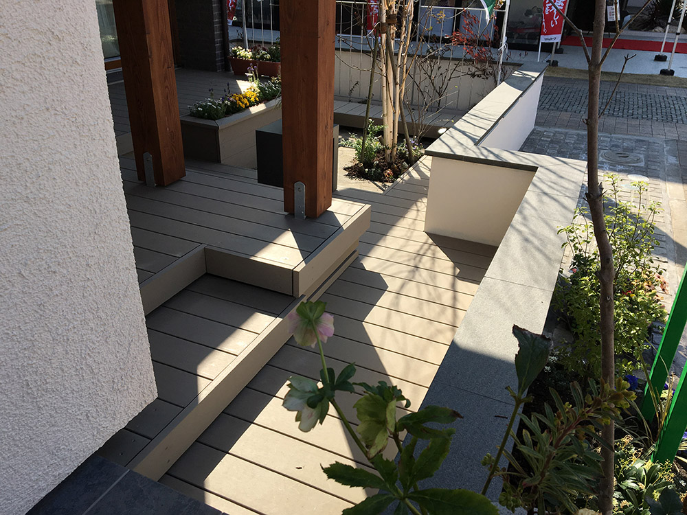 川越住宅展示場、エクステリア展示場