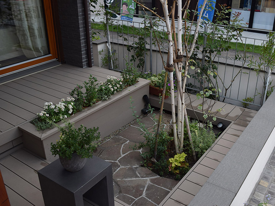 川越住宅展示場、エクステリア展示場