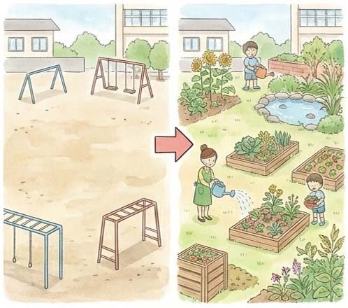 福祉施設・高齢者施設・複合施設のランドスケープ.施工例